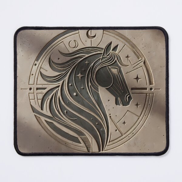 Item preview, Carved Horse Head Mural (image size 7840x11680) designed and sold by Digital-Davinci.