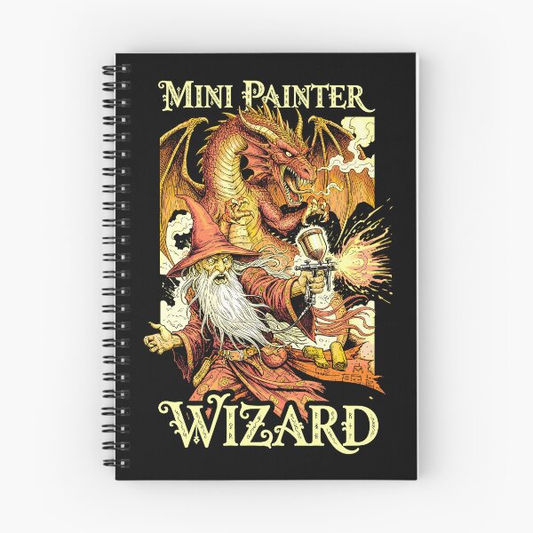 Item preview, Fantasy Miniature Mini Painter Funny Wizard Airbrush RPG designed and sold by GrandeDuc.