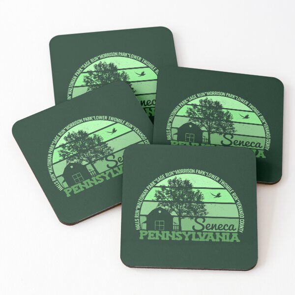Item preview, Seneca Pennsylvania Sunset Retro Vintage Local Pride Logo designed and sold by CRHPOD20.