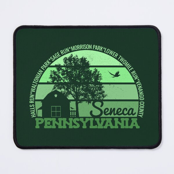 Item preview, Seneca Pennsylvania Sunset Retro Vintage Local Pride Logo designed and sold by CRHPOD20.
