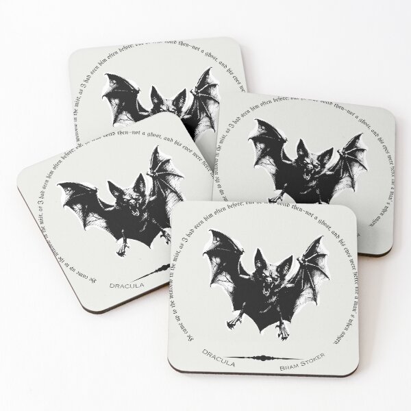 Item preview, Bram Stoker Dracula Quote "He came up to the window in the mist" designed and sold by Ink&Iron.