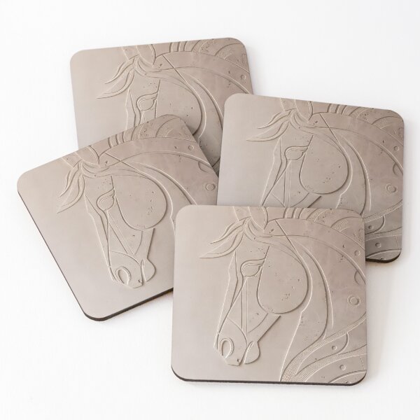 Item preview, Carved Horse Head Mural (image size 7840x11680) designed and sold by Digital-Davinci.