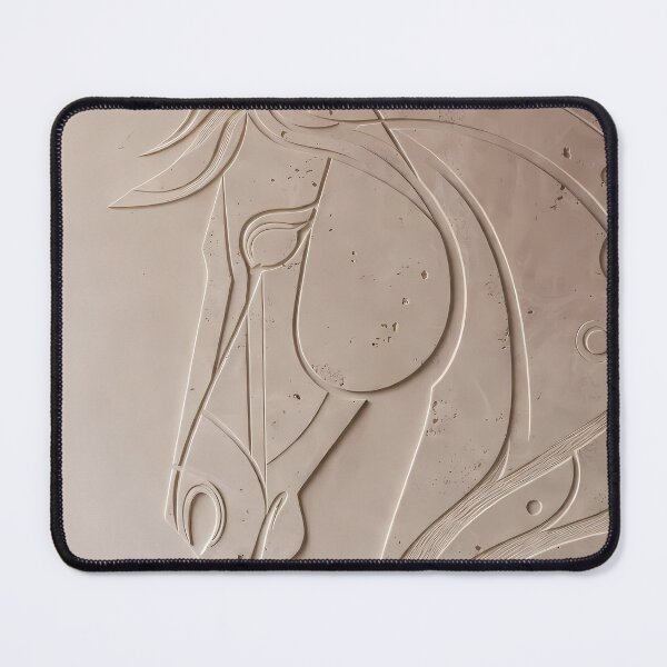 Item preview, Carved Horse Head Mural (image size 7840x11680) designed and sold by Digital-Davinci.