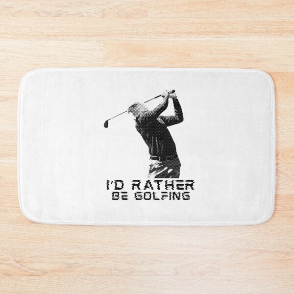 Item preview, I'd Rather Be Golfing Eagle Golf Player Halftone designed and sold by TrueArtsStore.