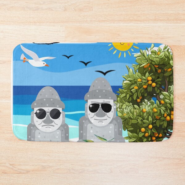 Item preview, Jeju Tangerines – Dol Hareubang with Sunglasses designed and sold by mycreastyle.