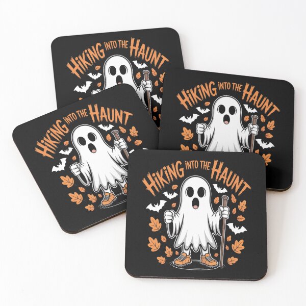 Item preview, Hiking Into The Haunt Ghostly Adventures Await Halloween And Hiking Fun designed and sold by StuffNestie.