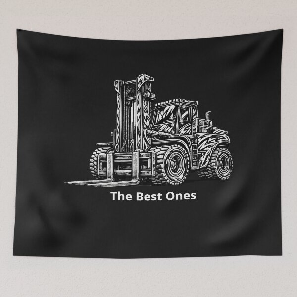 Item preview, Tribal Forklift Line Art Design designed and sold by acsai.