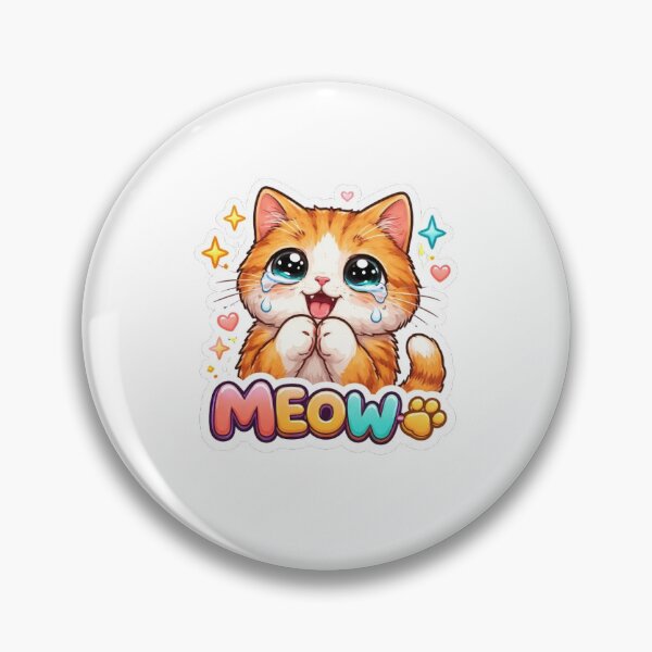 Item preview, Cute Crying Cat Meow designed and sold by The Kavi.
