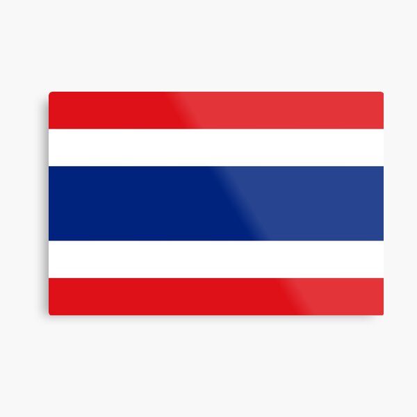 Thailand Flag- Show your love for Thailand! Metal Print