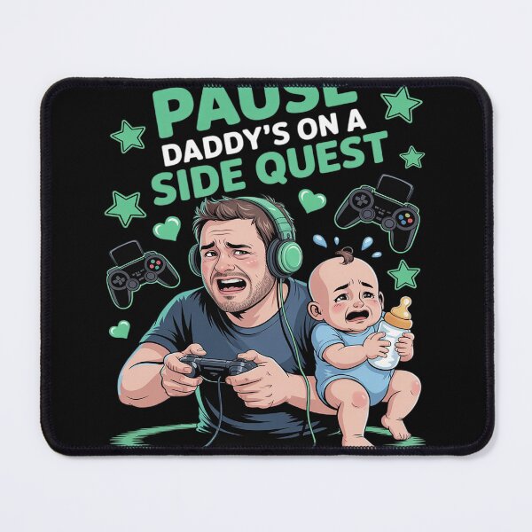 Item preview, PAUSE Daddy’s On a Side Quest - Gamer Dad Life Funny designed and sold by Tatianamiobi.