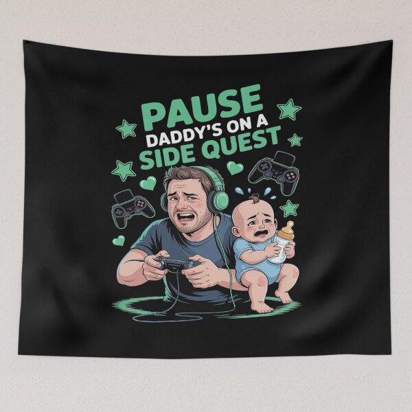 Item preview, PAUSE Daddy’s On a Side Quest - Gamer Dad Life Funny designed and sold by Tatianamiobi.