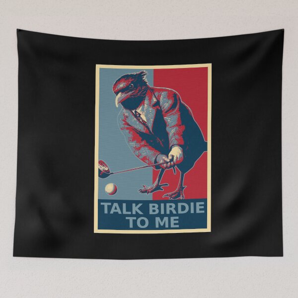 Item preview, Talk Birdie To Me Funny Bird Playing Golf designed and sold by TrueArtsStore.