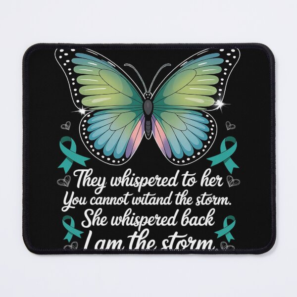 Item preview, PCOS Awareness Butterfly PCOS Fighter designed and sold by Tatianamiobi.