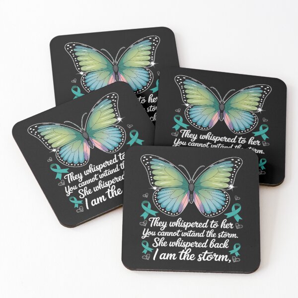 Item preview, PCOS Awareness Butterfly PCOS Fighter designed and sold by Tatianamiobi.