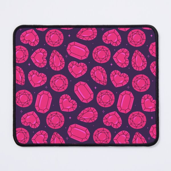 Item preview, pink gemstones of various shapes designed and sold by burbura.