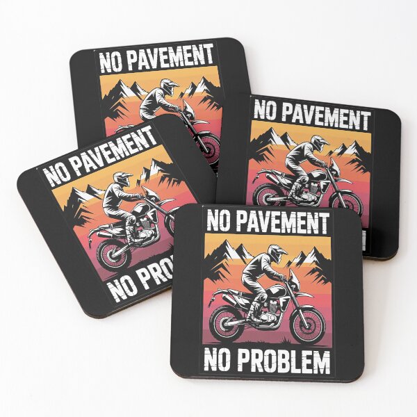 Item preview, No Pavement No Problem Adventure Motorcycle Off-Road designed and sold by TeamLequid.