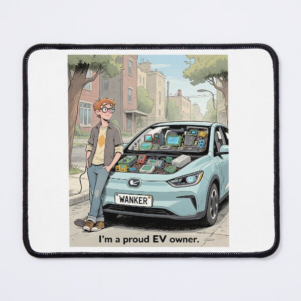 Item preview, I'm a Proud EV Owner designed and sold by Huskyyy Designs.
