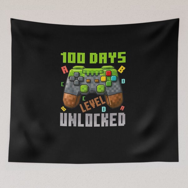 Item preview, 100 Days Level Unlocked Gaming 100 Days of School Boys designed and sold by Juansustait.