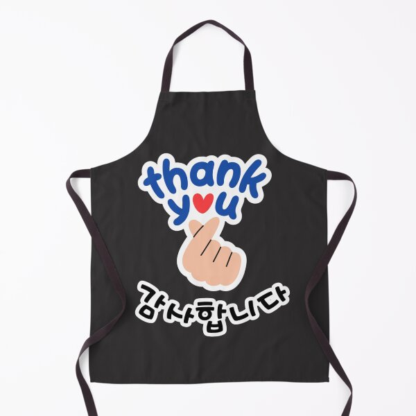 Item preview, Thank You / 감사합니다 – Korean Finger Heart Design designed and sold by mycreastyle.