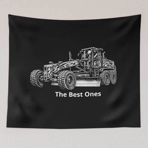 Item preview, Tribal Motor Grader Line Art designed and sold by acsai.