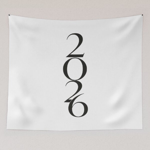 Item preview, 2026 Modern Typography Stacked Numbers Graphic designed and sold by JonathanP514.