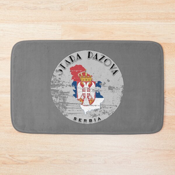 Item preview, Stara Pazova Serbia Flag Worn  designed and sold by World Designs.