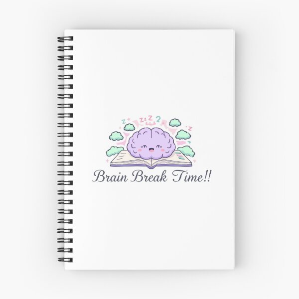 Item preview, Brain Break Time Kawaii Planner Sticker designed and sold by OrikuStudio.