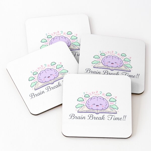Item preview, Brain Break Time Kawaii Planner Sticker designed and sold by OrikuStudio.