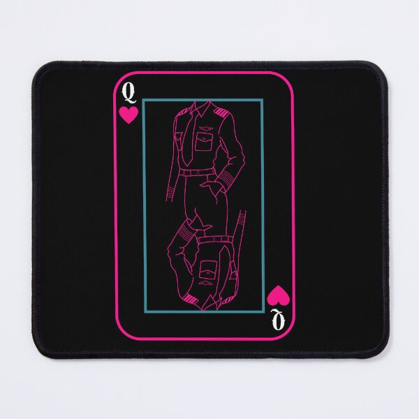 Item preview, Queen of Hearts Female Pilot Pink Line Art – Aviation Royalty designed and sold by MirAgi.