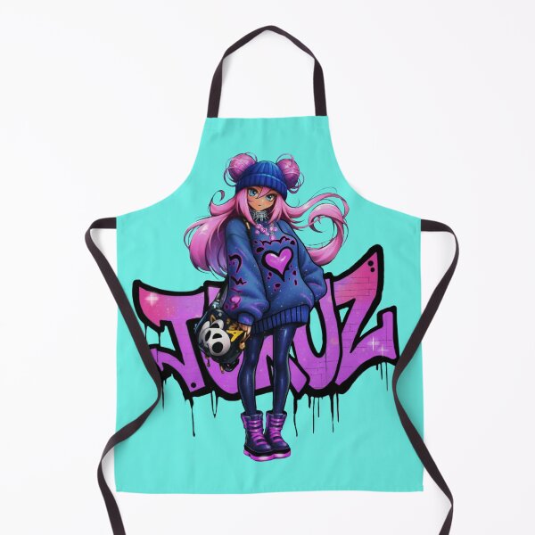 Item preview, Urban Anime Girl Graffiti Style - "TURUZ" Edition designed and sold by Italian Ink Studio.