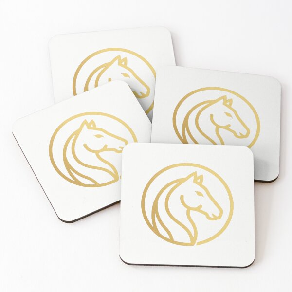 Item preview, Minimalist Gold Horse Emblem – Elegant Horse Logo, Luxury Animal Symbol, Modern Zodiac Horse Design designed and sold by MuseAI.