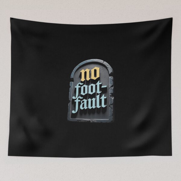 Item preview, Pickleball No Foot-Fault Gothic Stone Tablet designed and sold by Tatianamiobi.