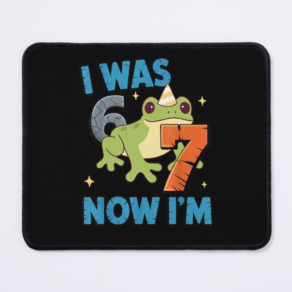 Item preview, Funny Frog Birthday 6 7 Six Seven Age Tee designed and sold by LashondaGreen89.