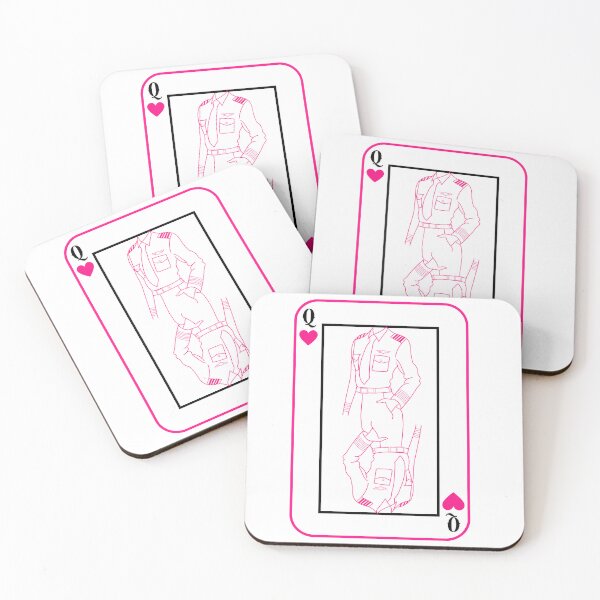 Item preview, Queen of Hearts Female Pilot Pink Line Art – Aviation Royalty designed and sold by MirAgi.