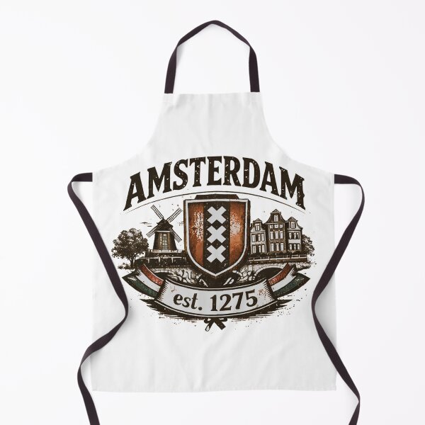 Item preview, Amsterdam – Windmill & Canal Crest designed and sold by Bronse Wear.