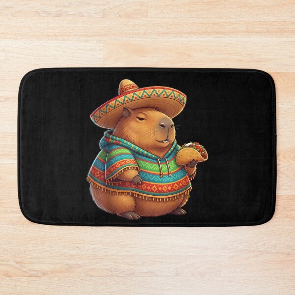 Item preview, Funny Capybara Cinco De Mayo Fiesta Sombrero Taco Mexican Art for Men Women Kids , Capybara Gift Lover  designed and sold by DZIRI NAJAT.
