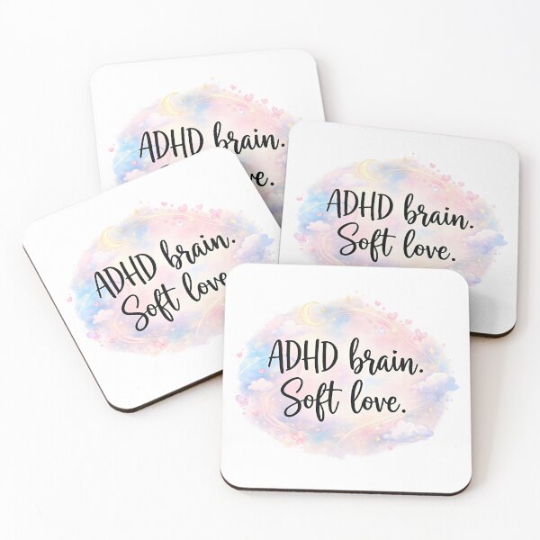 Item preview, ADHD Brain Soft Love - Pastel Dreamy Neurodiversity Aesthetic designed and sold by MukuMint.