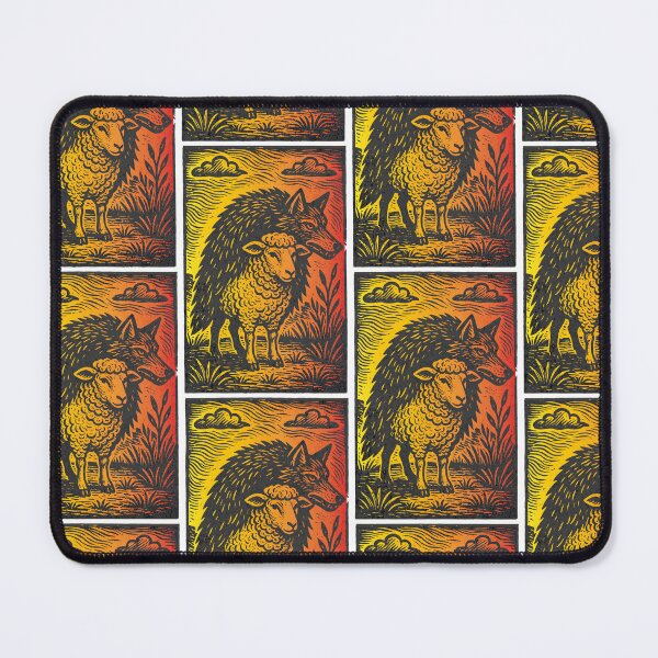 Item preview, Wolf in Sheep’s Clothing – Lithographic Style designed and sold by Arte Cartoon From TagTeam Group.