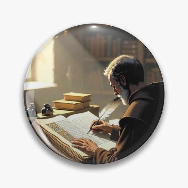 Item preview, Copyist monk in the scriptorium designed and sold by Haldor-Hawke.