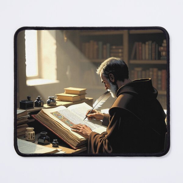 Item preview, Copyist monk in the scriptorium designed and sold by Haldor-Hawke.