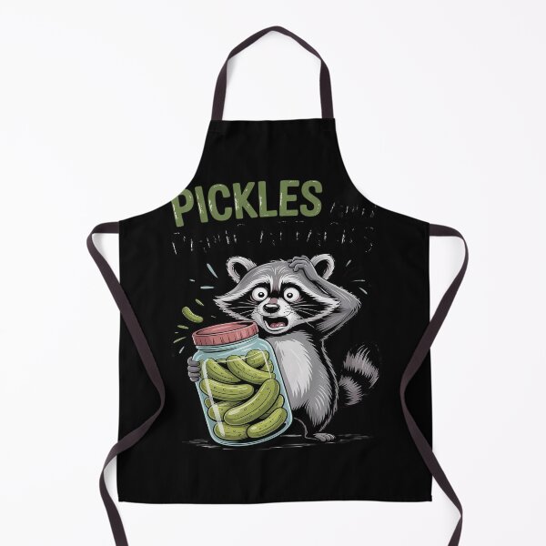 Item preview, Pickles And Panic Attacks Mental Health Retro Raccoon designed and sold by Tatianamiobi.