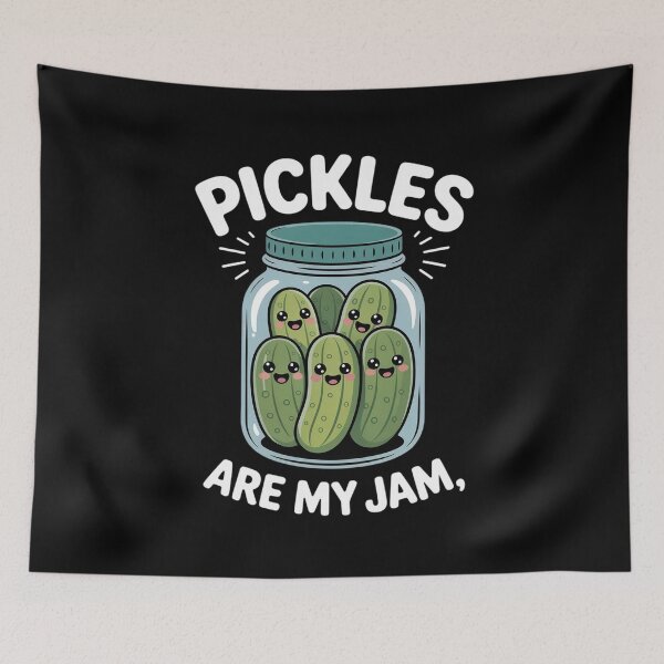 Item preview, Pickles Are My Jam Pickle Jar Pickle designed and sold by Tatianamiobi.