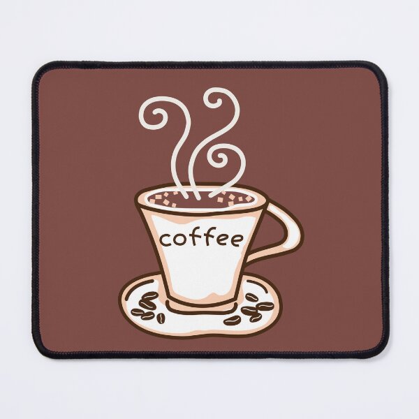 Item preview, Cup with hot coffee drink on brown background designed and sold by andbeldesign.
