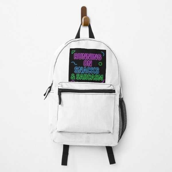 Item preview, Running on Snacks and Sarcasm designed and sold by FunkyVibePrints.