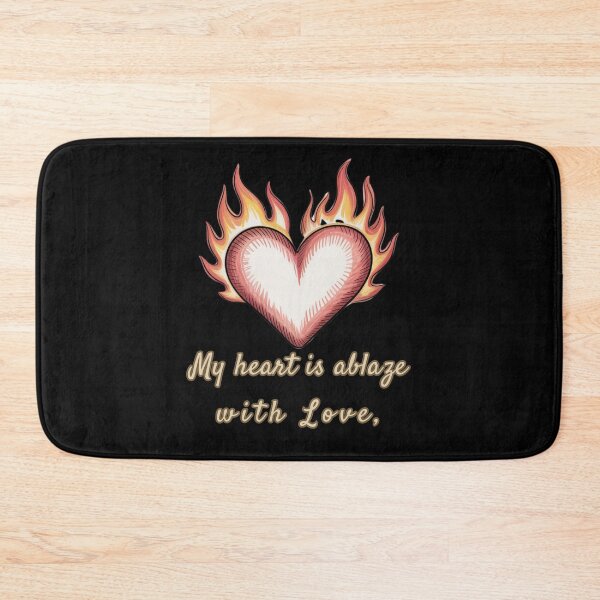 Item preview, My heart is ablaze with Love designed and sold by mirciashop.