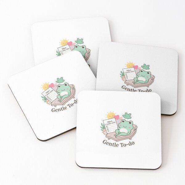 Item preview, Gentle To-Do Frog Kawaii Planner Sticker designed and sold by OrikuStudio.