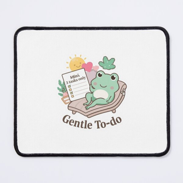 Item preview, Gentle To-Do Frog Kawaii Planner Sticker designed and sold by OrikuStudio.