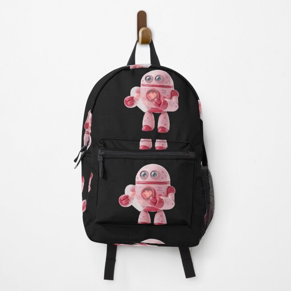 Item preview, Cute Pink Robot Holding Heart designed and sold by kunsuriyapaisan Paranee.