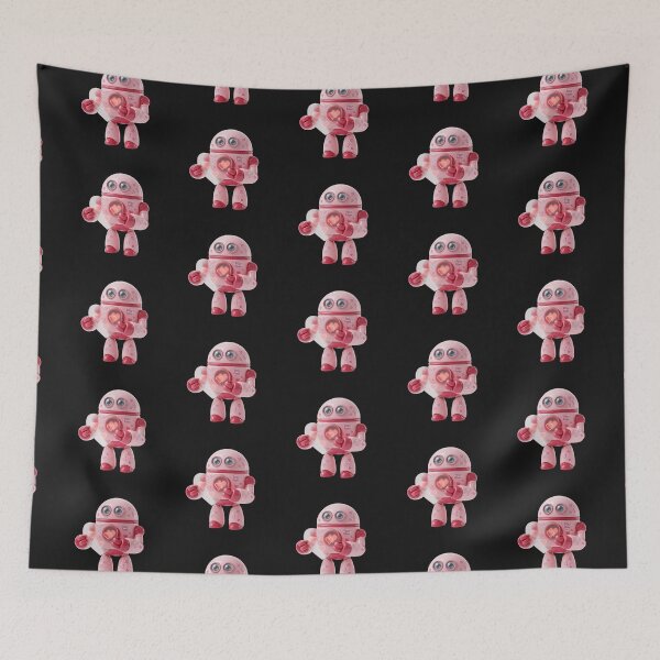 Item preview, Cute Pink Robot Holding Heart designed and sold by kunsuriyapaisan Paranee.