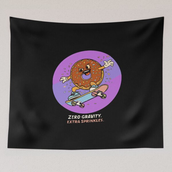 Item preview, Retro Skater Donut - Zero Gravity Extra Sprinkles Vintage  designed and sold by Popstudio85.